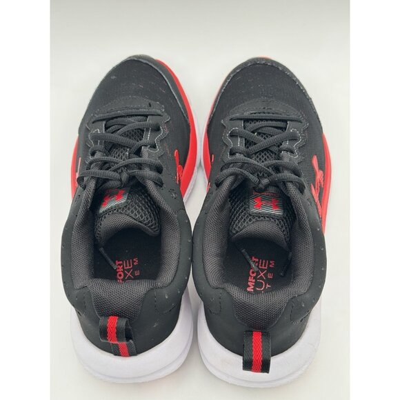 Under Armour Charged Assert 10 Size 7 Low Black Red White Camo Preowned - Picture 9 of 12